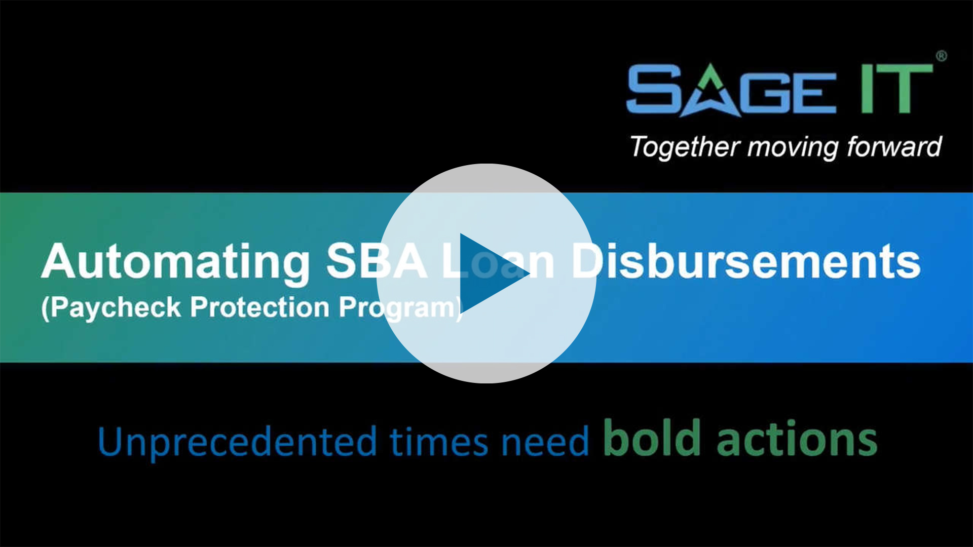 Automating SBA Loan Disbursements Paycheck Protection Program