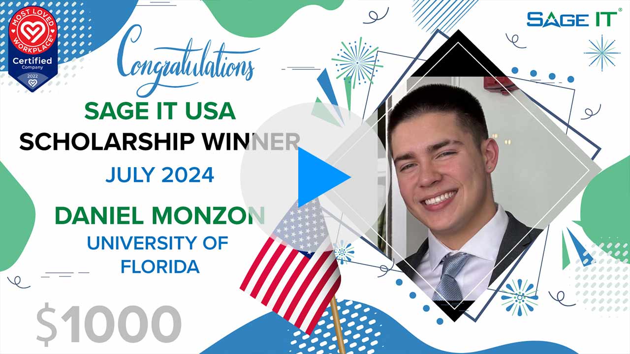 Sage IT USA Scholarship Winner July 2024