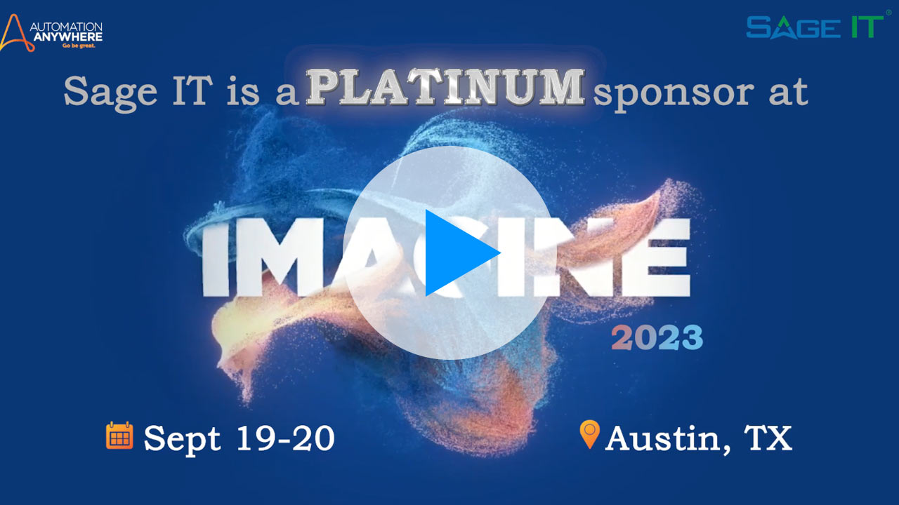 Sage IT is a Platinum Sponsor at Imagine 2023