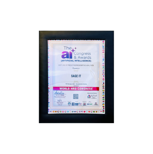 Sage IT Wins an Award for Best Use of Predictive/Prescriptive Analytics at The AI Congress & Awards 2025