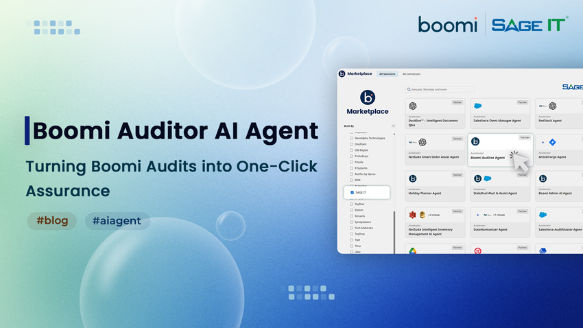 Boomi Auditor AI Agent Turning Boomi Audits into One-Click Assurance Boomi Auditor AI Agent Turning Boomi Audits into One-Click Assurance