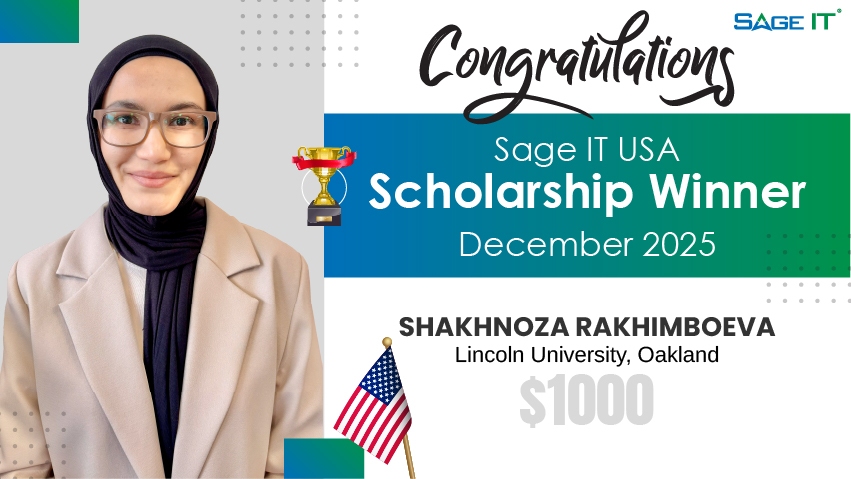 USA Scholarship Winner December 2025 Sage-IT